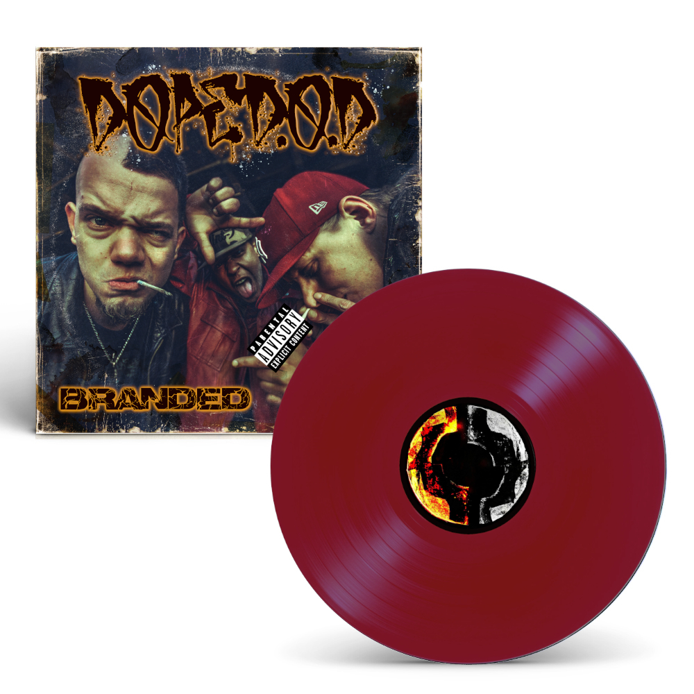 DOPE DOD RED VINYL MOCKUP