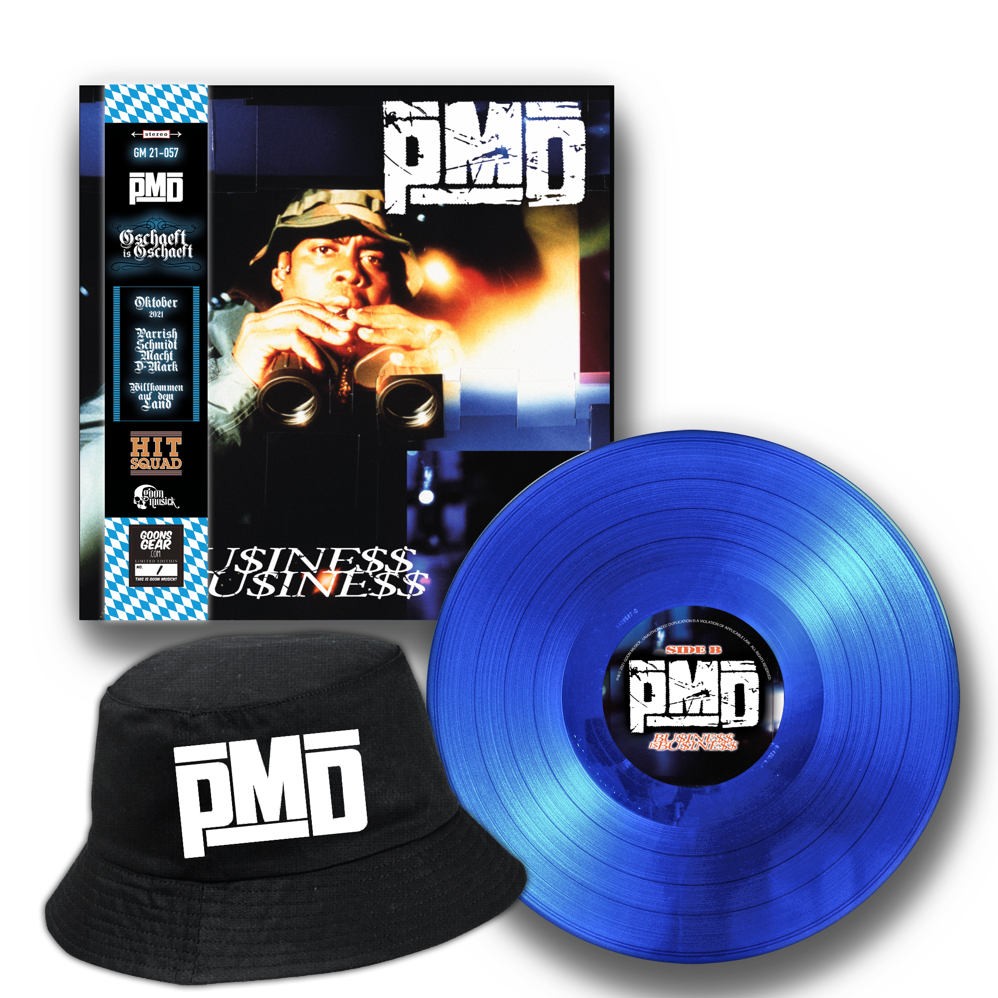 PMD Blue Vinyl+Bucket