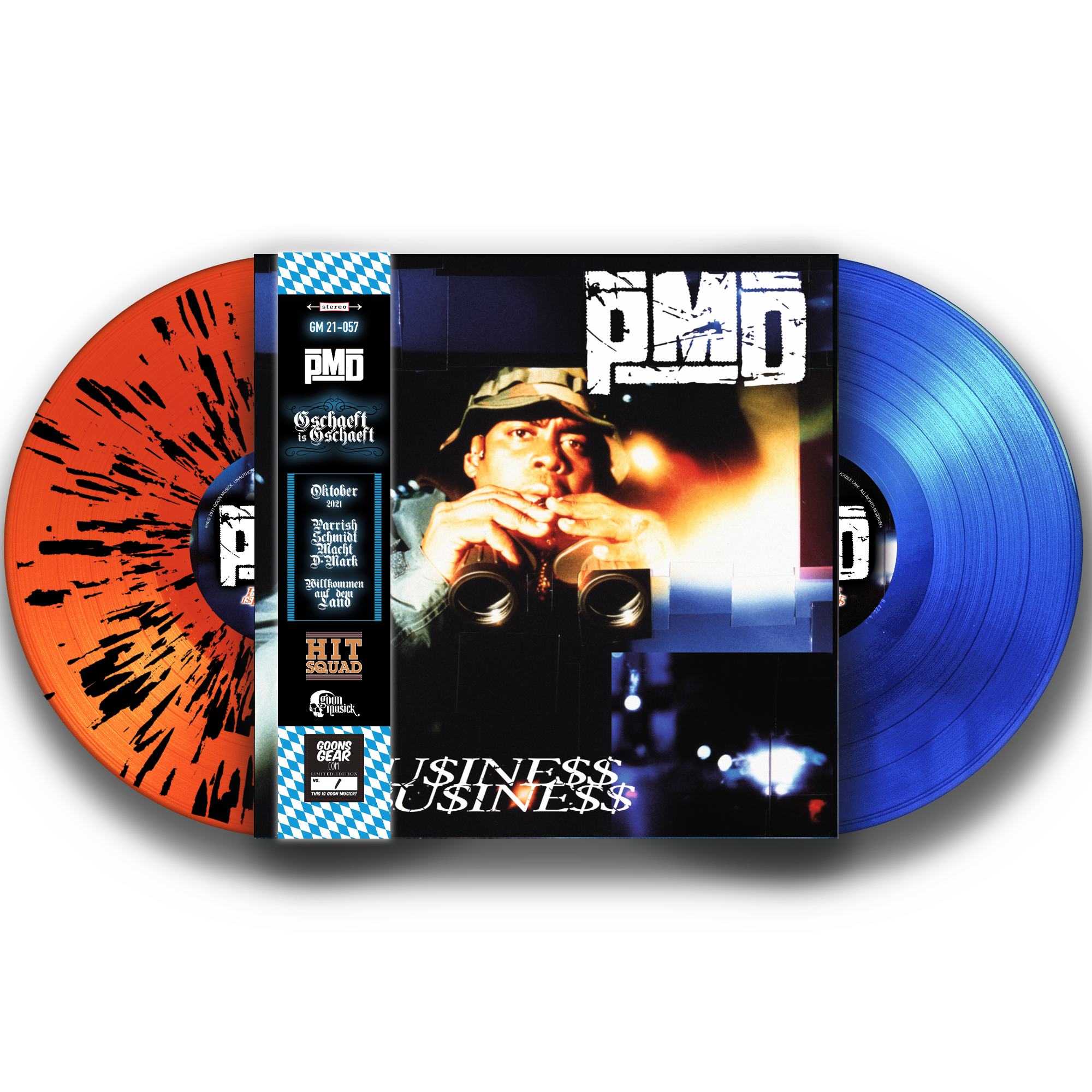 PMD ORange Blue Vinyl OBI