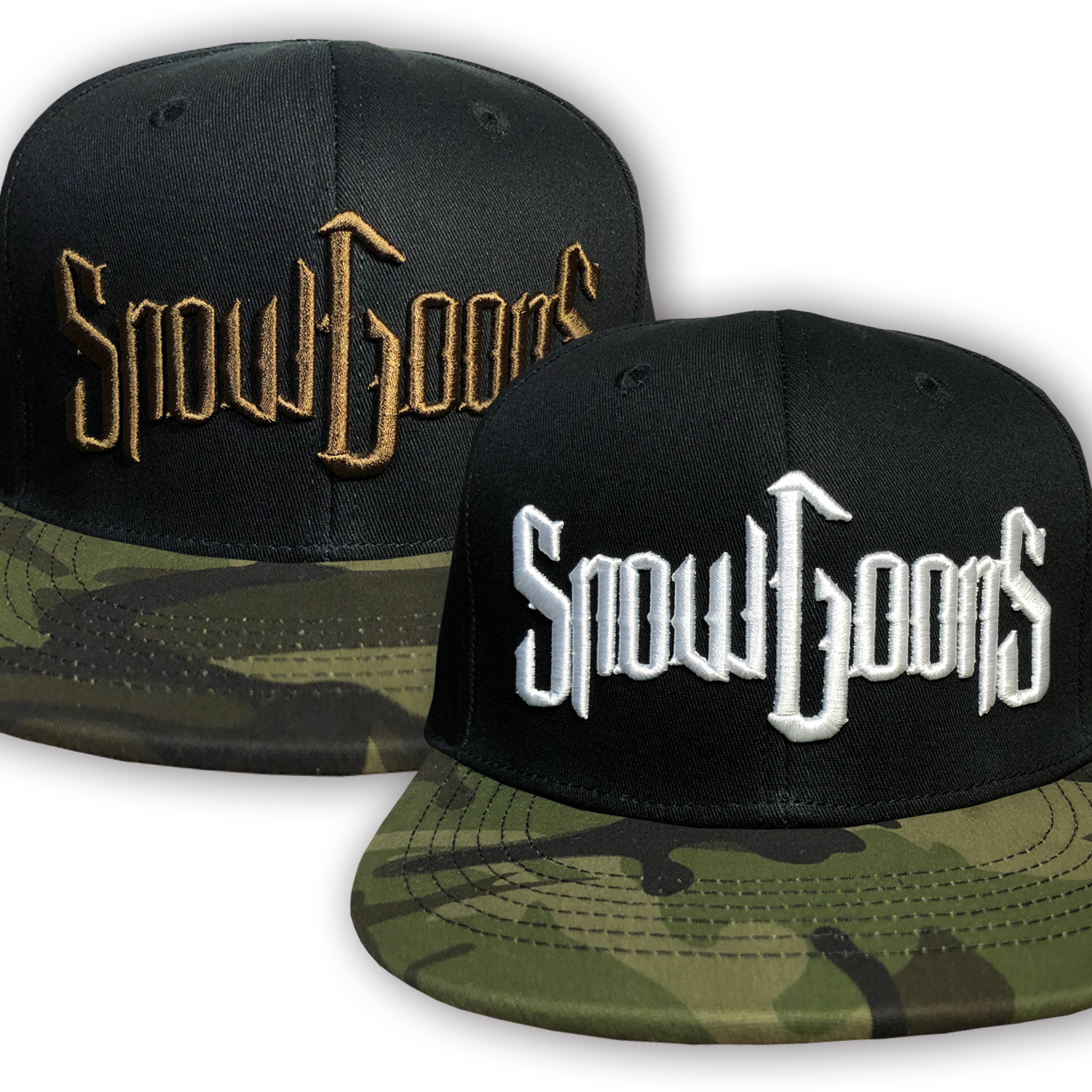 both camo snowgoons hat