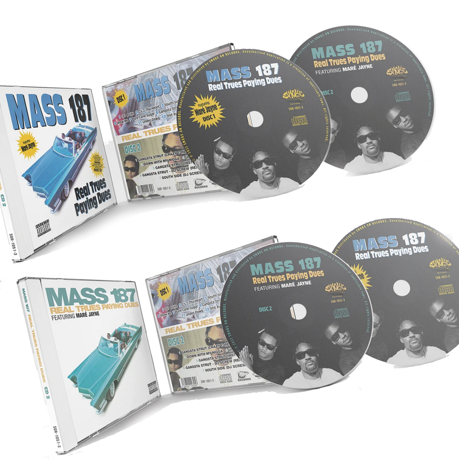 Mass 187 ‎– Real Trues Paying Dues CD - Goonsgear.com