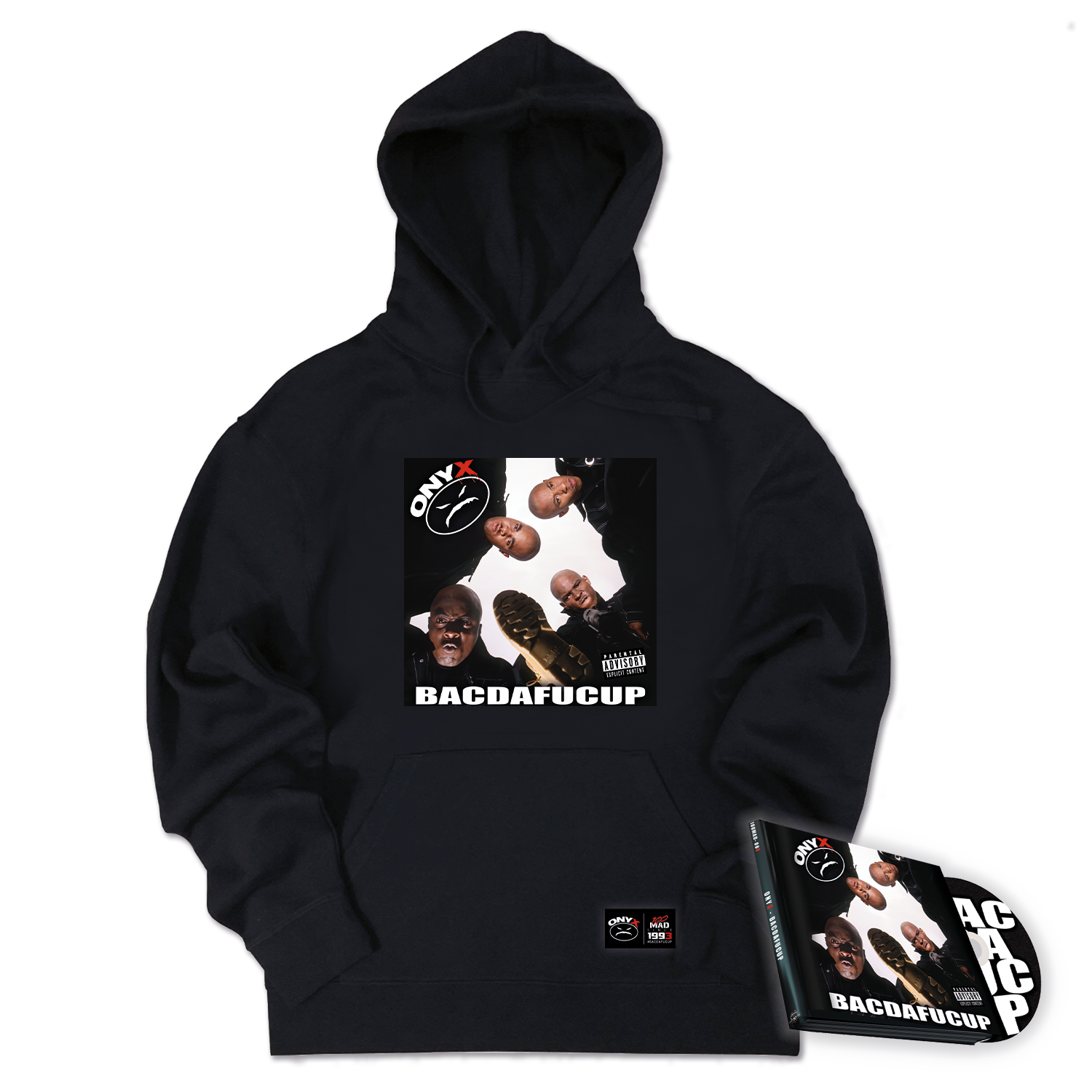 Onyx BacDaFucUp Anniversary Hoodie CD Book Goonsgear onyx-bacdafucup-anniversary-hoodie-cd-book-goonsgear