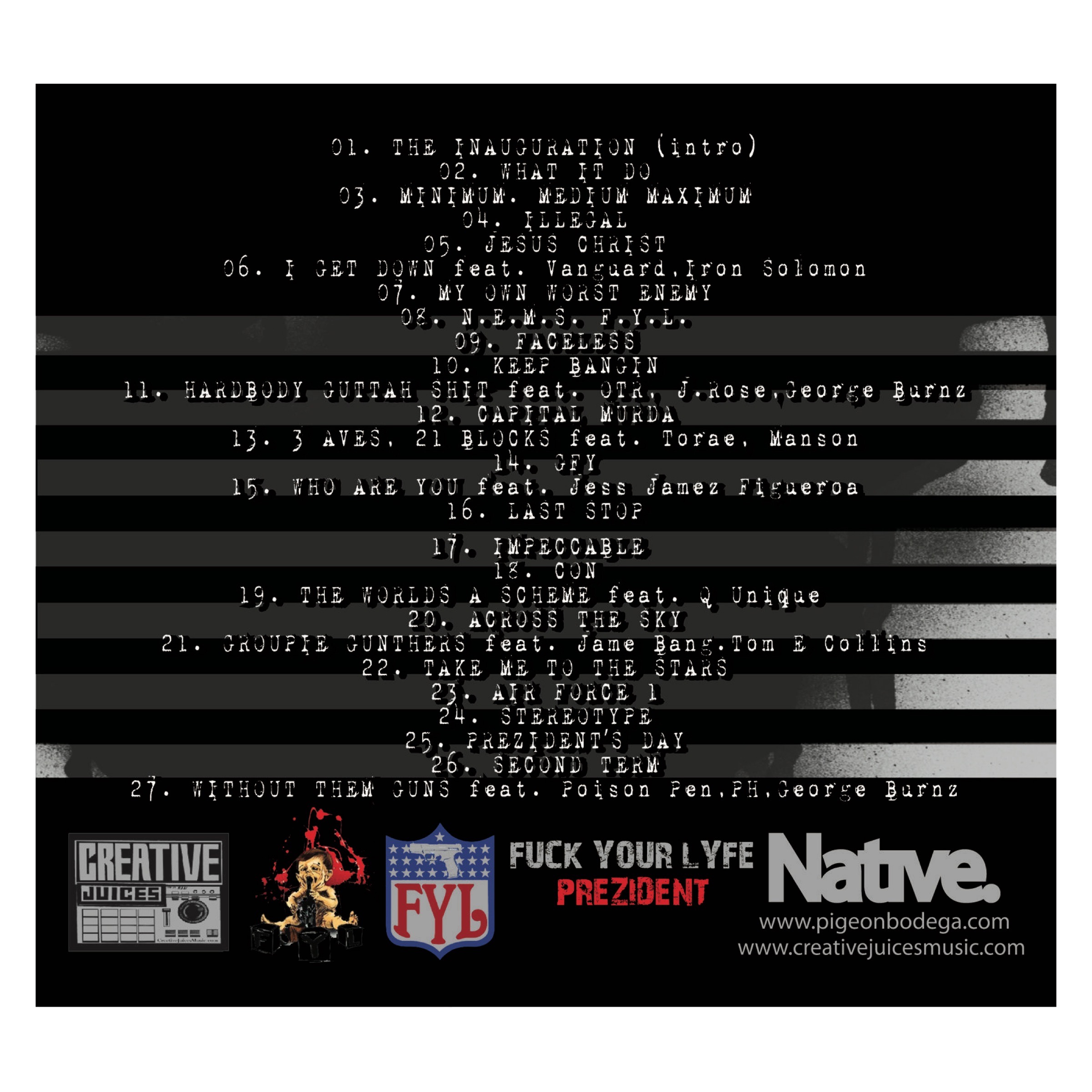 nems presidentsday doublecd cd goonsgear tracklist