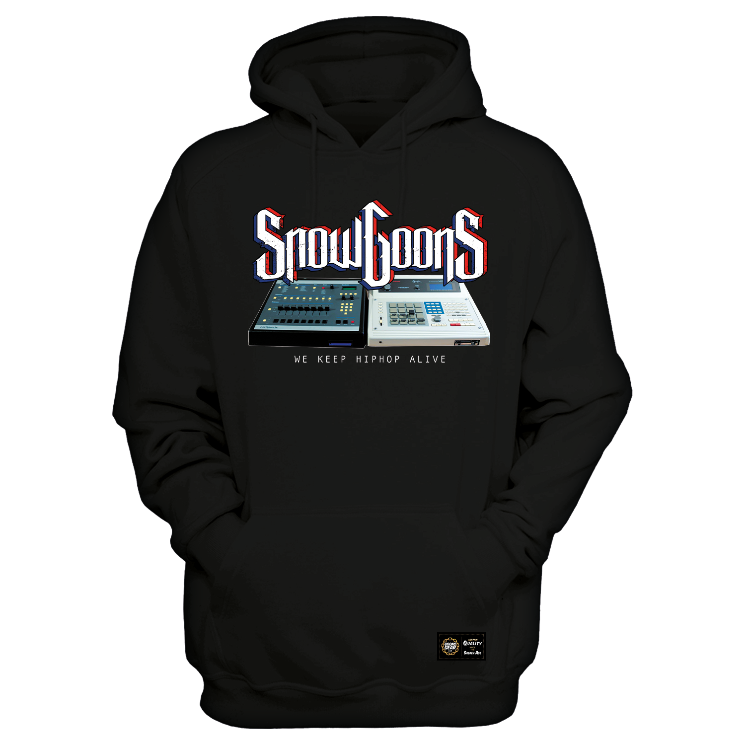 snowgoons hoodie goonsgear wekeephiphopalive sp1200 1stofdamonth merch hiphop
