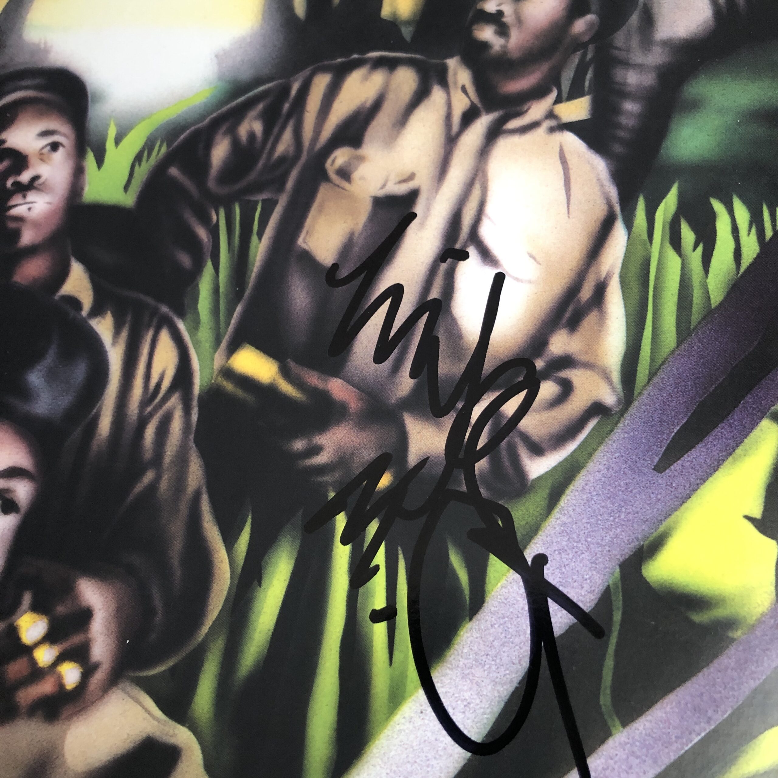 signd jungle brothers vinyl 90's HipHop