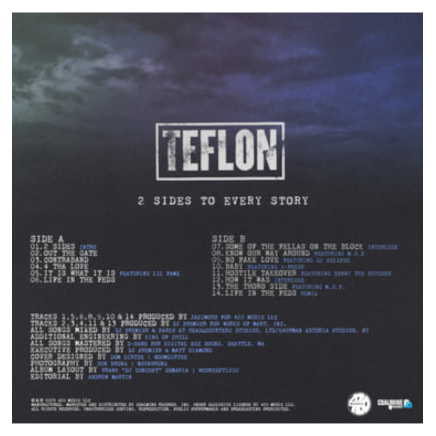 teflon tracklist 2sidestoeverystory goonsgear