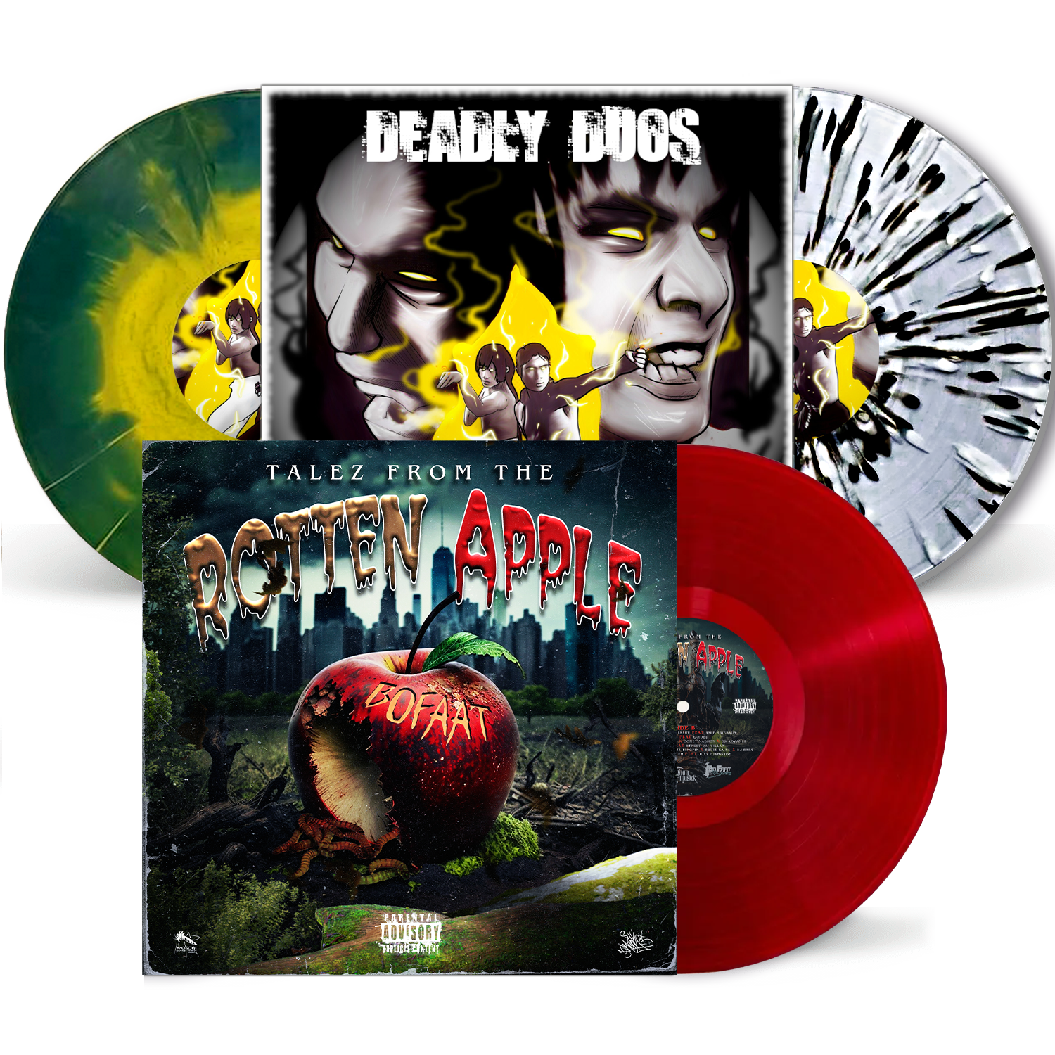 BoFaat  Deadly Duos Rotten Apple Vinyl Bundle goonsgear hiphop bundle