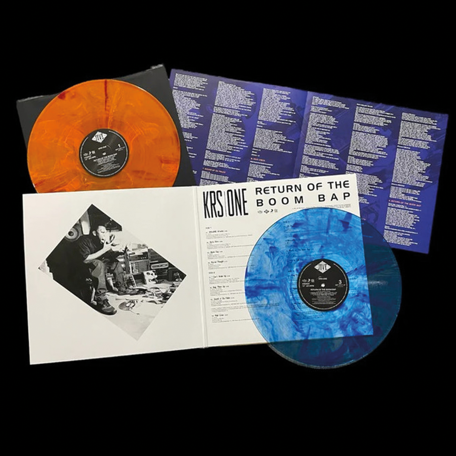 KRS ONE RETURN OF THE BOOM BAP detail vinyl gatefold