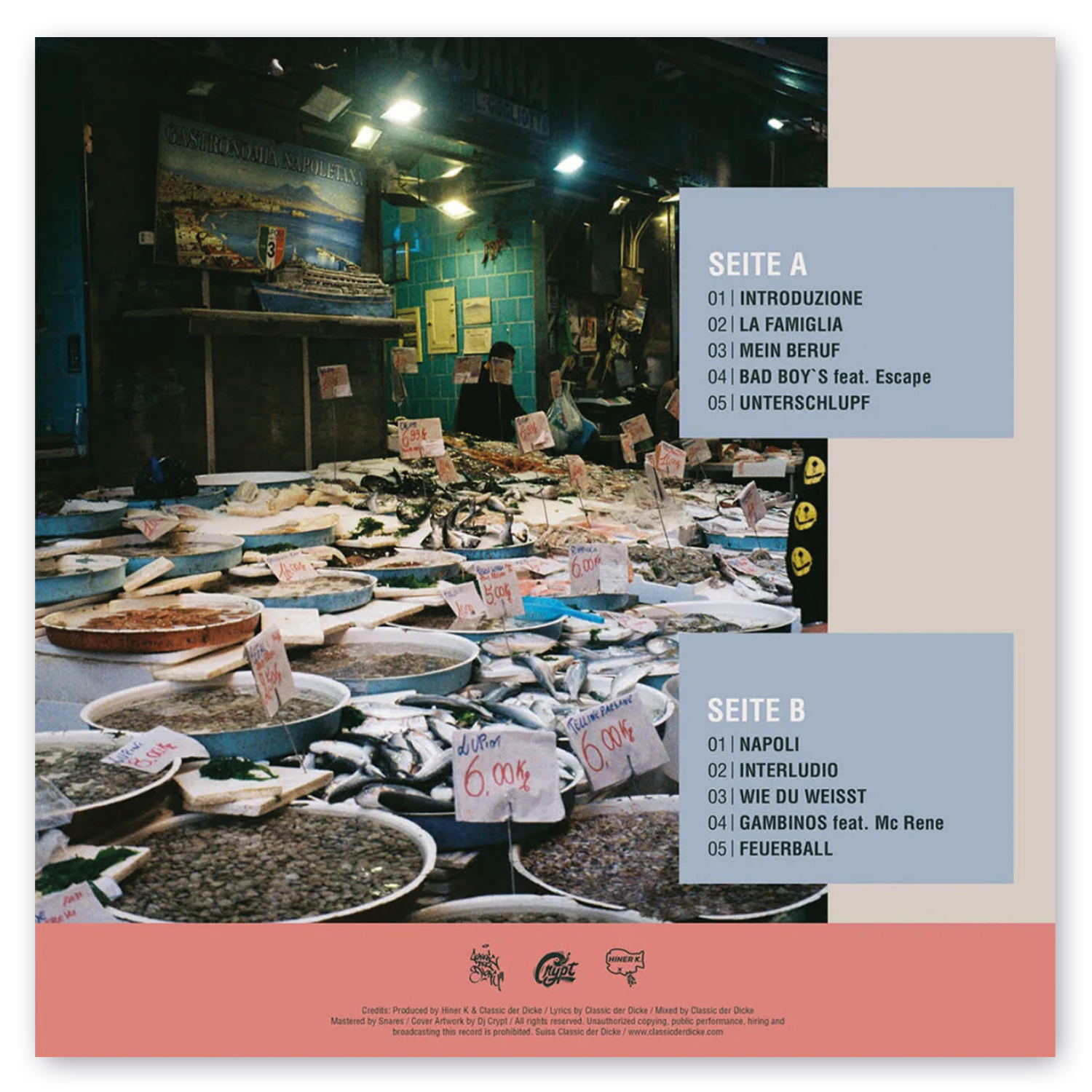 Kimbo Vinyl Classic der Dicke & Hiner K. GoonsGear Trackliste