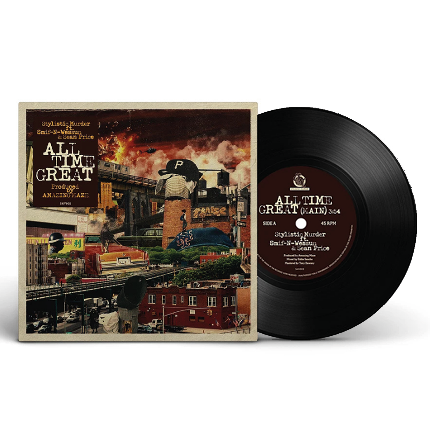 ALL TIME GREAT Stylistic Murder featuring Smifnwessun seanprice seanp VINYL black GOONSGEAR