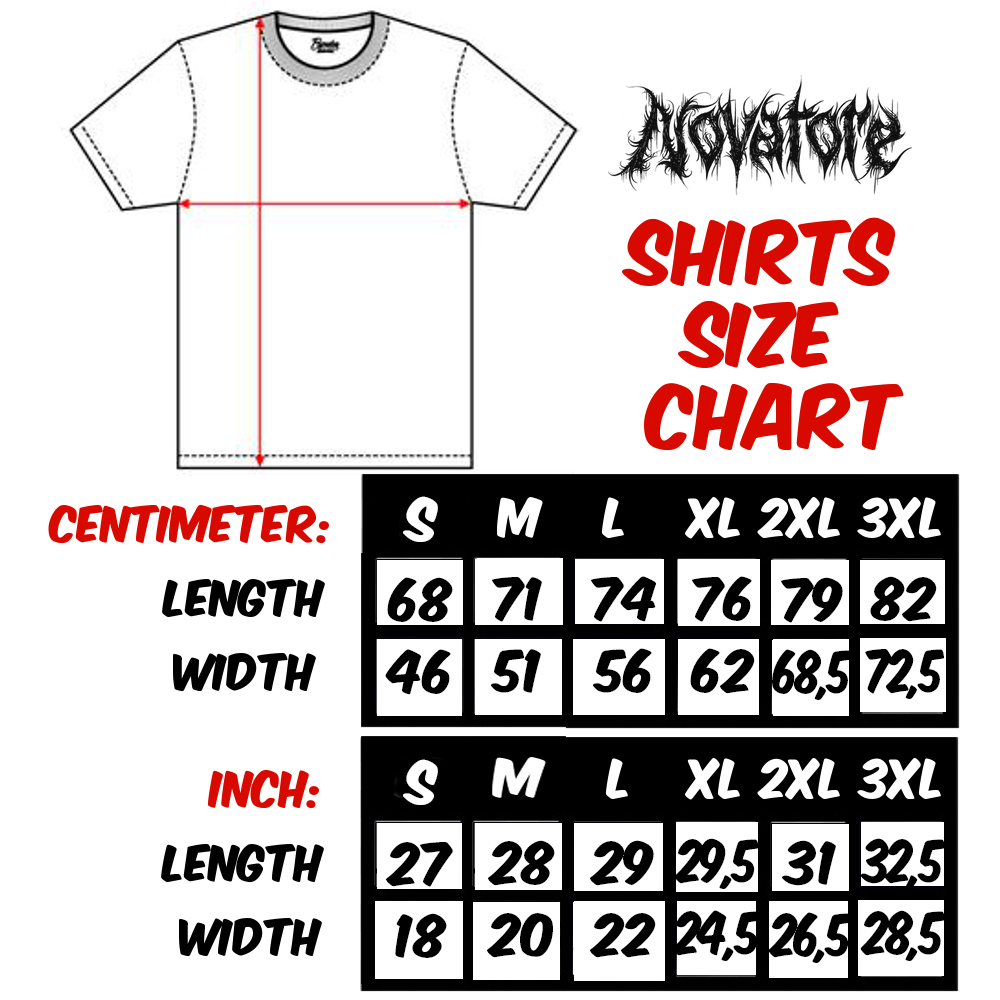 Novatore Tshirt size