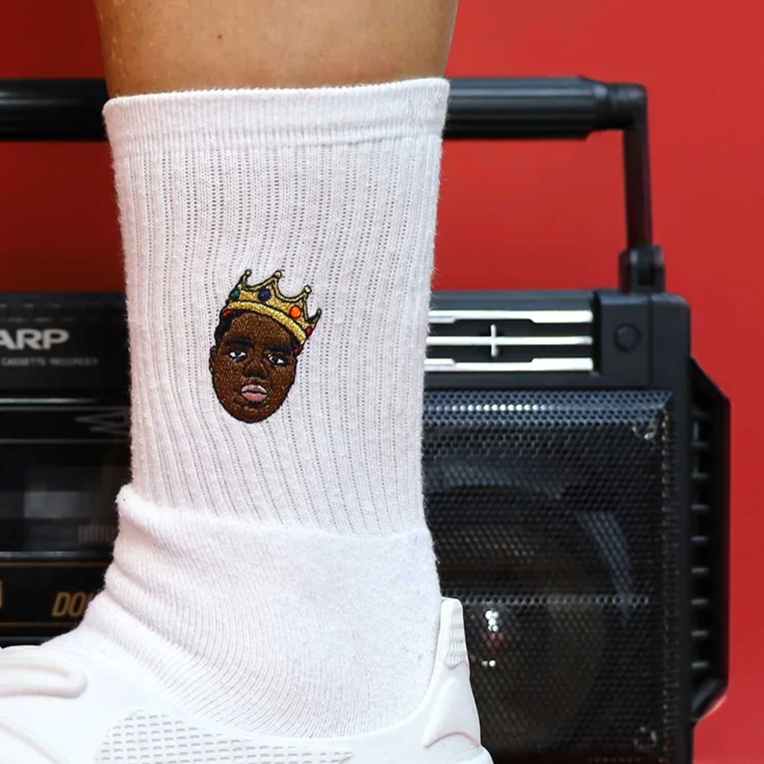 Biggie Crown Socks detail 2