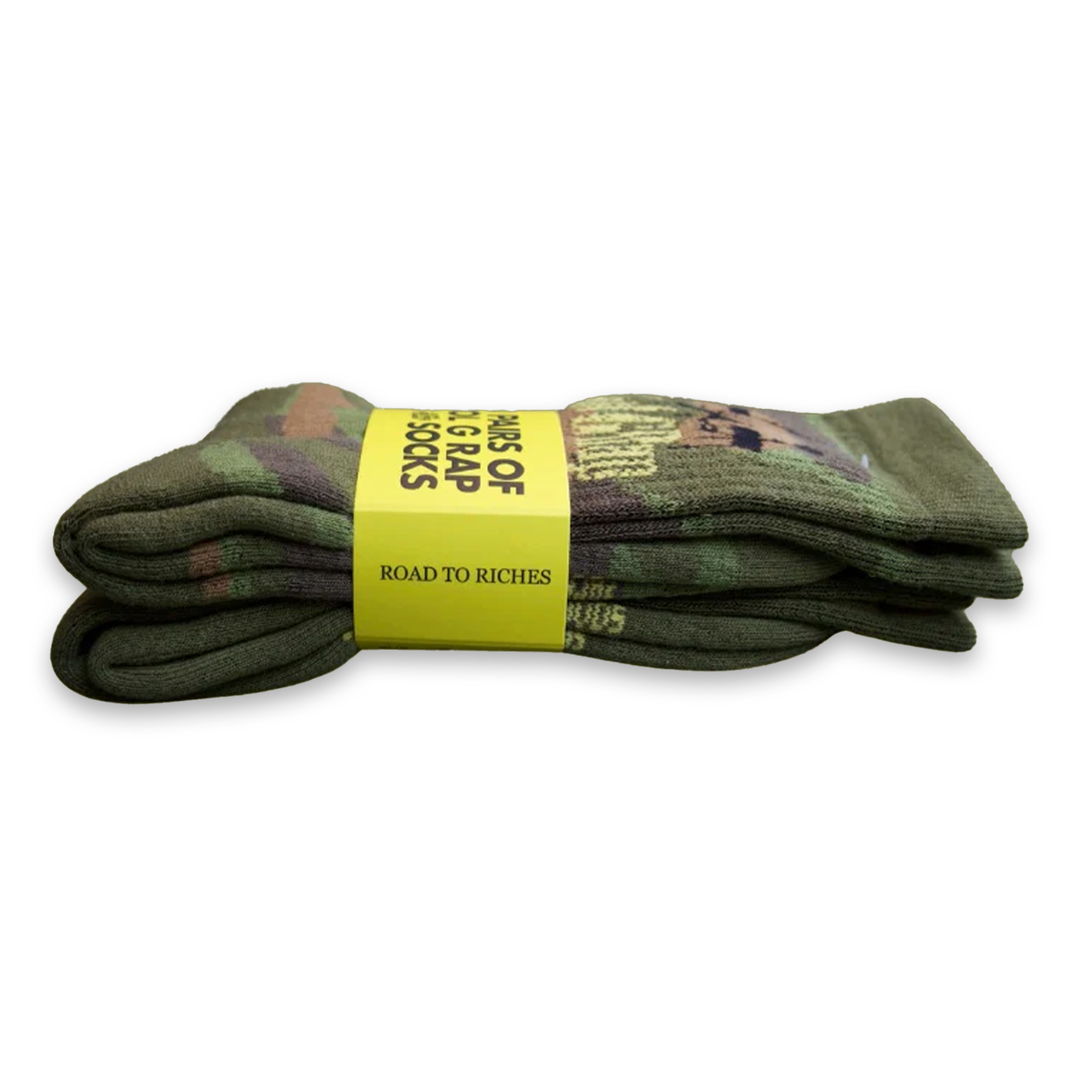 Kool G Rap Camo Double pack Socks detail 2 goonsgear