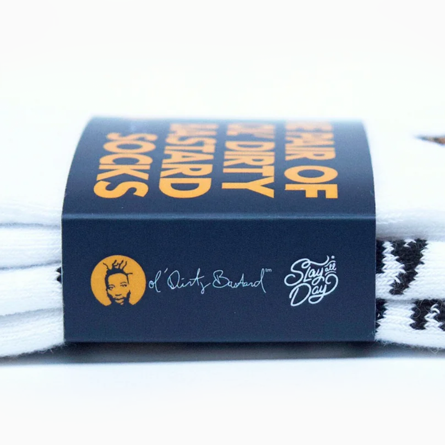 Ol' Dirty Bastard Logo Socks datail 4