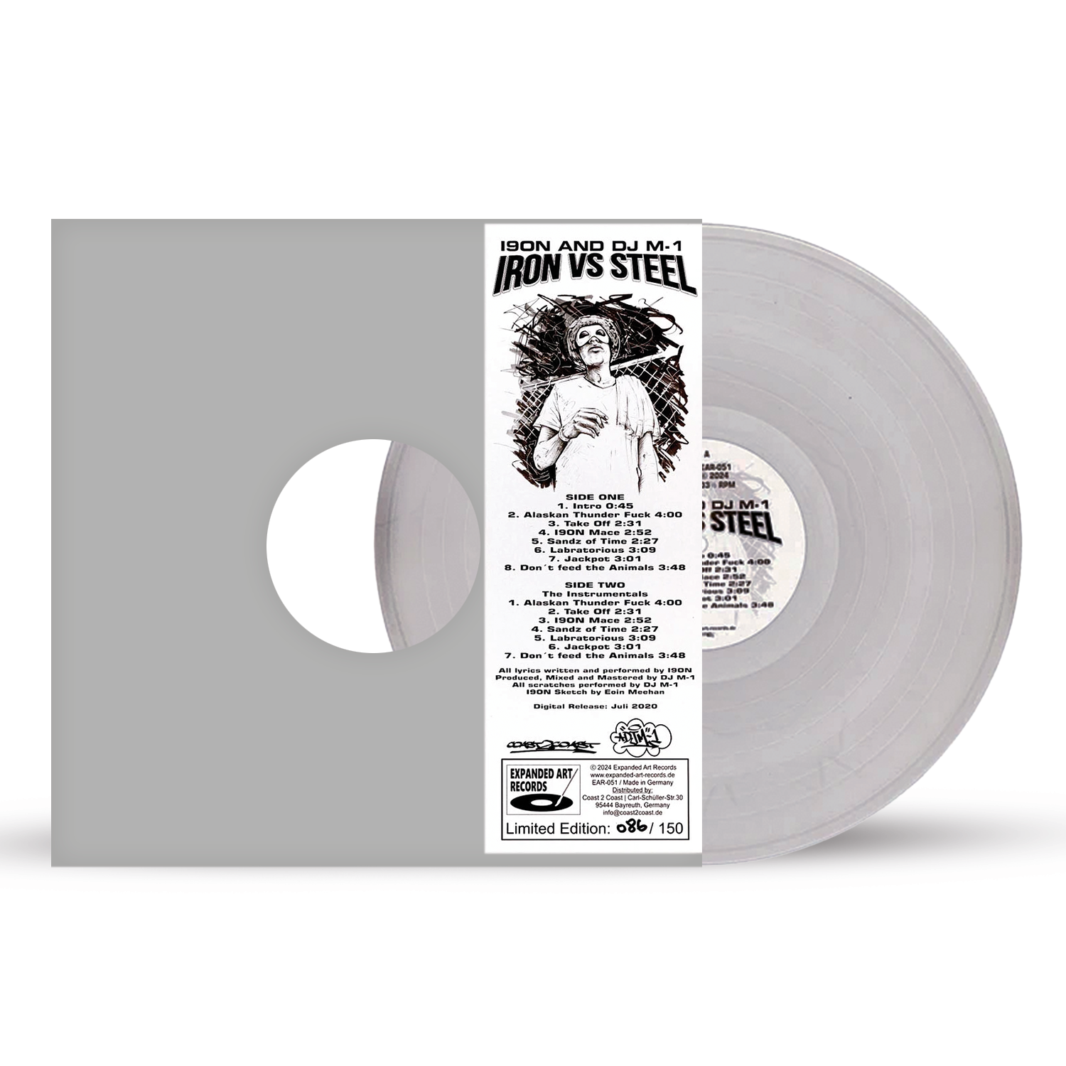 I9ON and DJ M-1 - IRON vs Steel Vinyl goonsgear