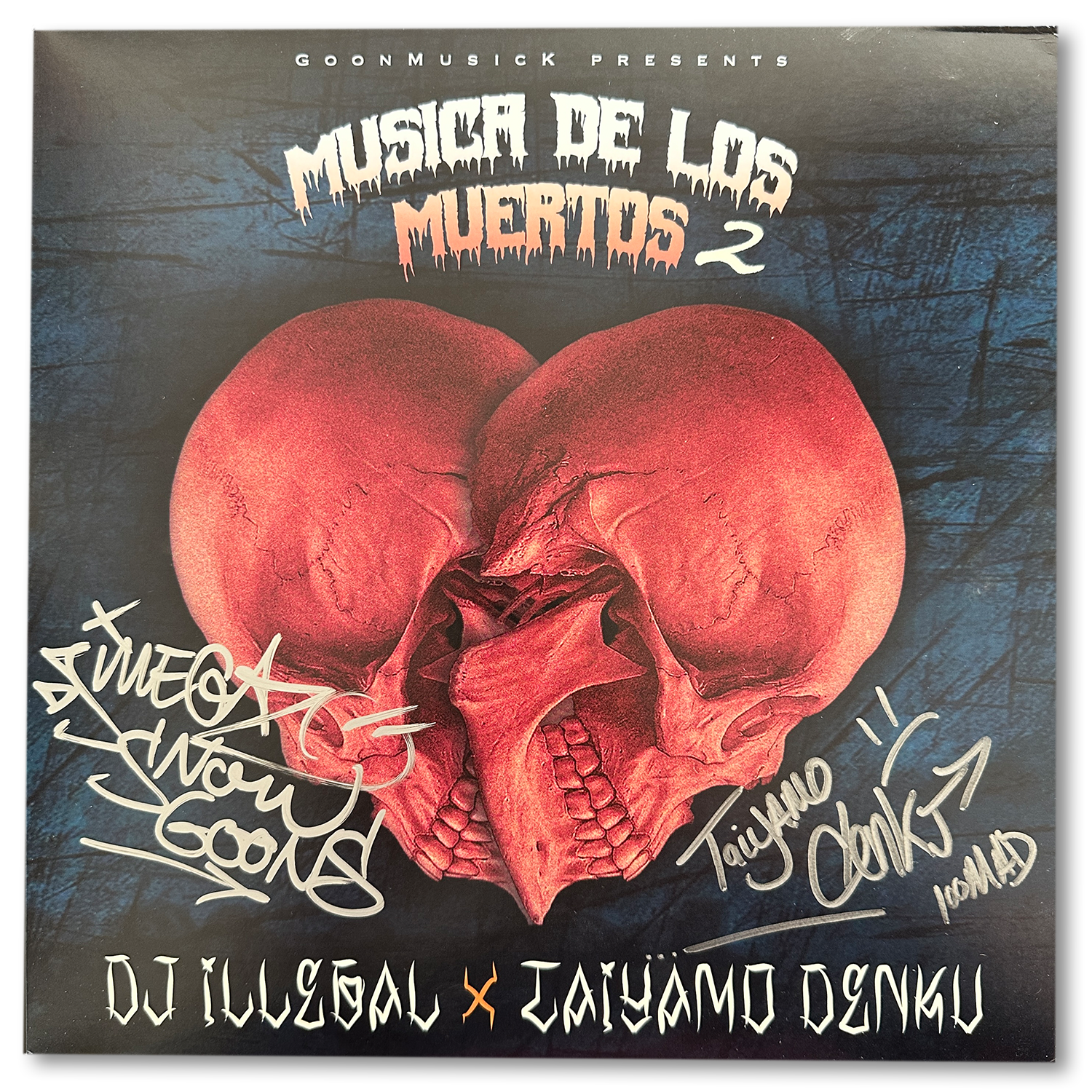 DJ Illegal x Taiyamo Denku - Musica de Los Muertos 2 signd Vinyl Goonsgear