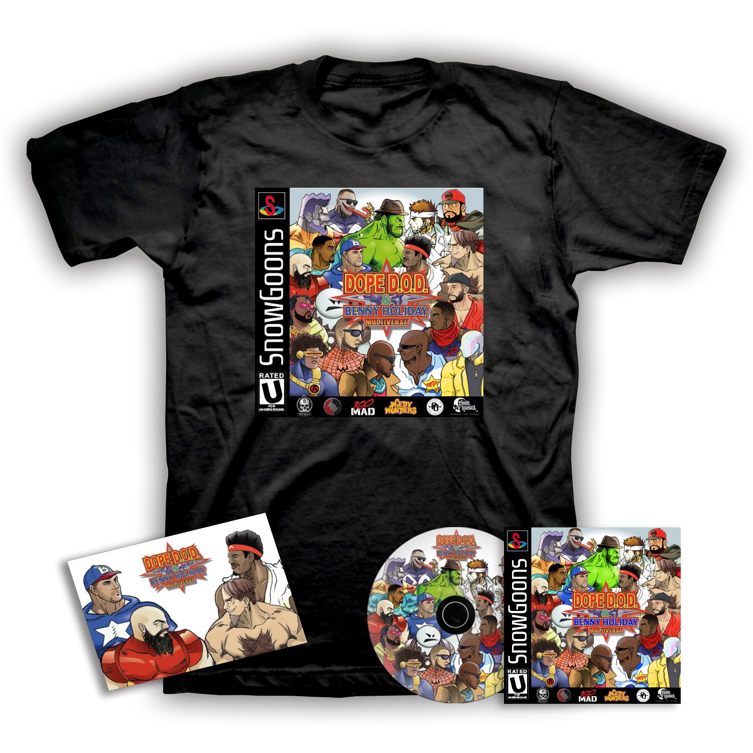 Dope D.O.D. x Benny Holiday-Multiverse villain bundle Goonsgear