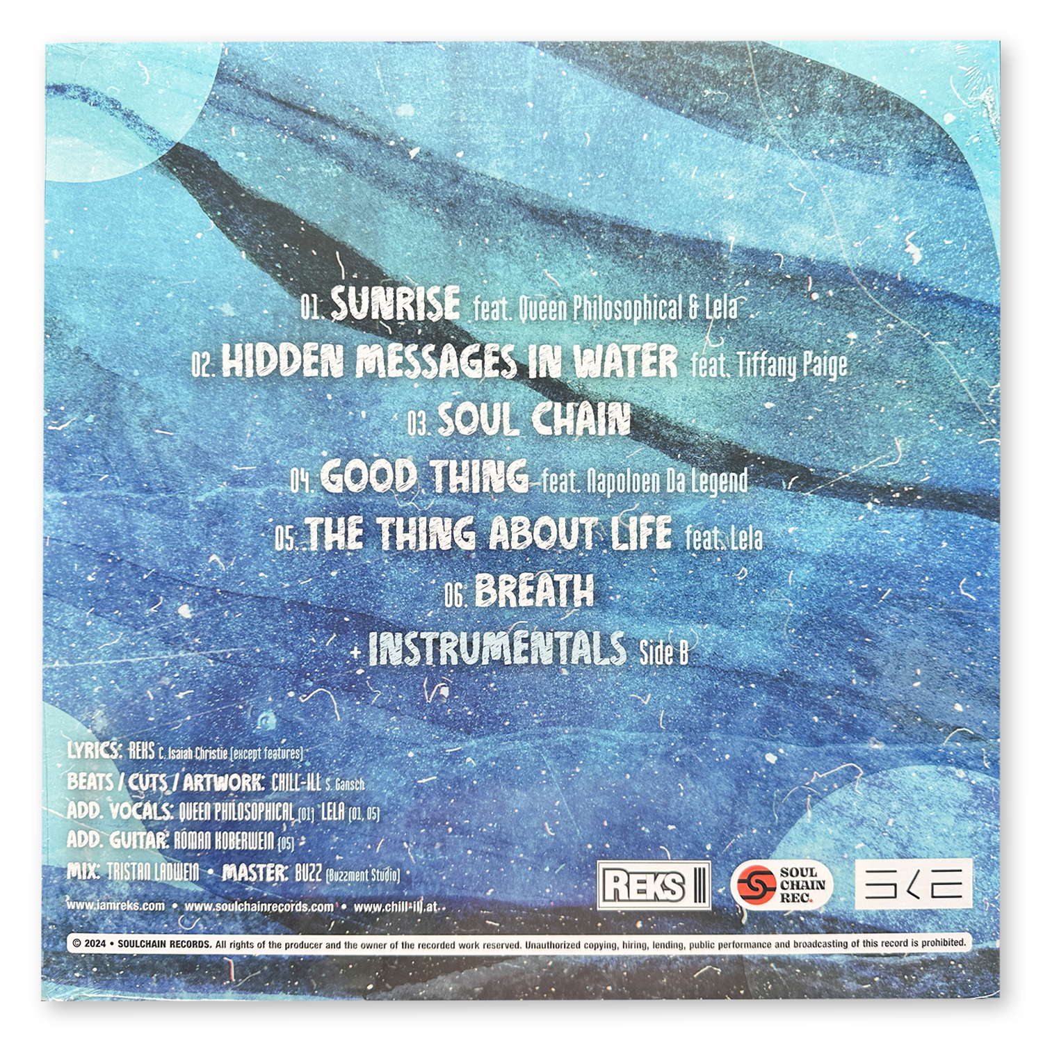 Reks - Hidden Messages in Water tracklist goonsgear