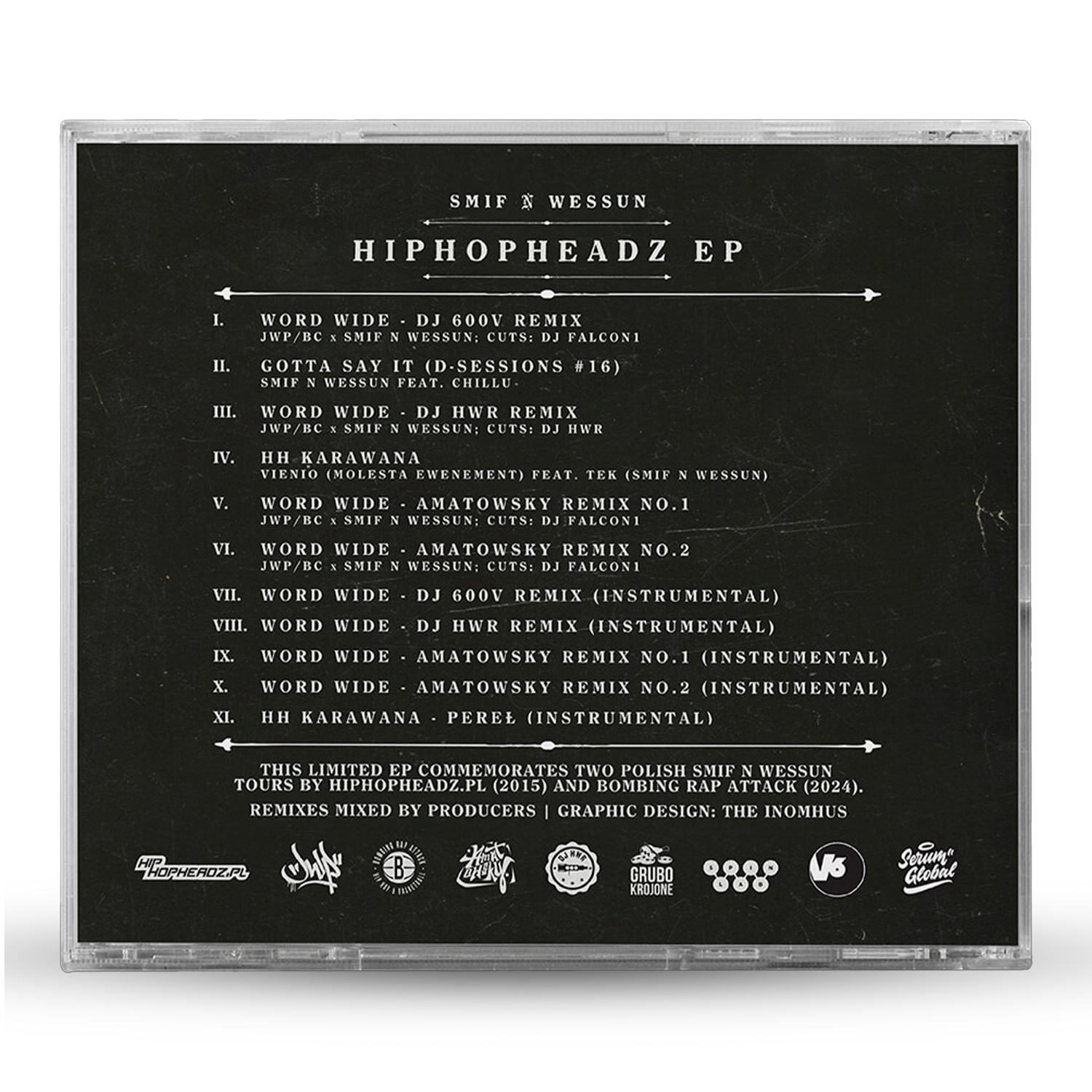 SMIF N WESSUN - HIOHOPHEADZ EP CD tracklist goonsgear