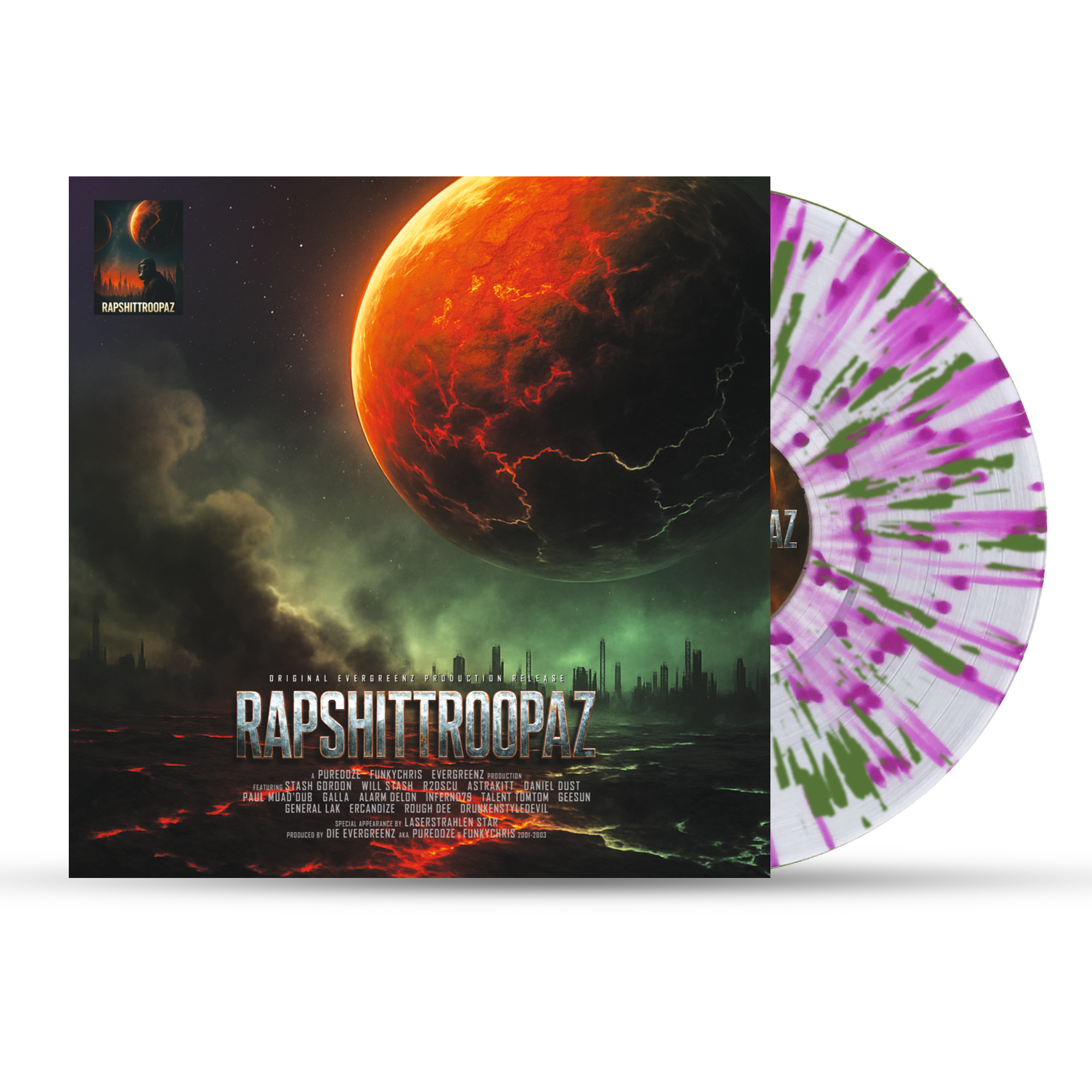 DOZE - RAPSHITTROOPAZ SPLATTER Vinyl