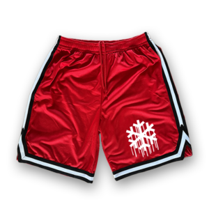 Snowgoons - SnowFlake Red Mesh Shorts