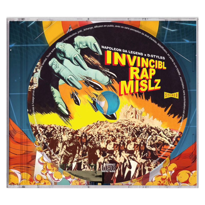 Napoleon Da Legend & D-Styles - Invincibl Rap Mislz CD - Image 3